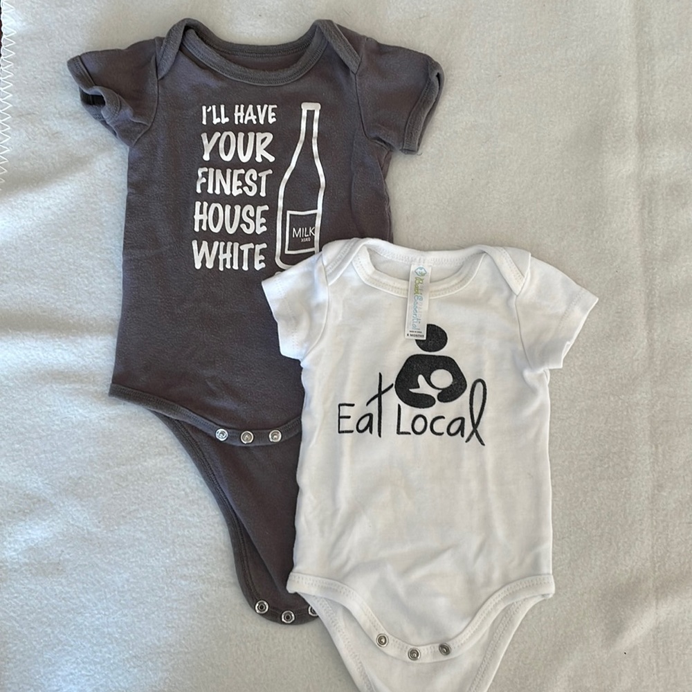Milk-aficionado onesies